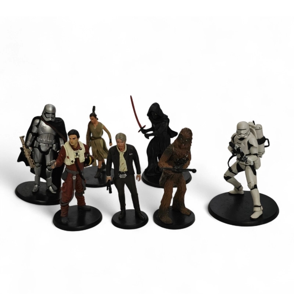 Disney Star Wars Lucas Film The Force Awakens Lot of 7 Action Figures 4in